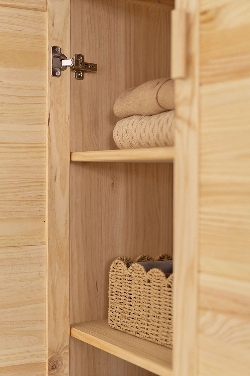 Imagen de ambiente 4 para:Armario bajo con caj&oacute;n de madera natural